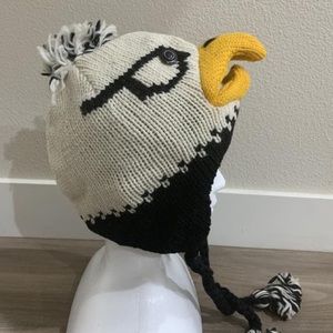 NEW 100% Wool handmade eagle beanie